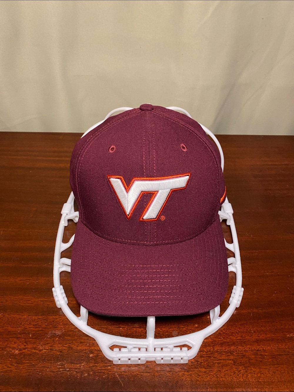 Nike Virginia Tech VT Hokies Hat Classic 99 Dri-Fit Maroon Burgundy Orange  M/L